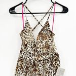 Meghan LA Enchanted Garden Maxi Dress in Leopard Cross Back S Photo 4