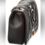 Valentino by Mario Valentino Alice Diamond Leather Shoulder Bag w/Dustbag NEW Black Photo 1