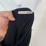 Reformation Jeans Black Ribbed Long Sleeve Mini Dress Women's Size S Photo 7