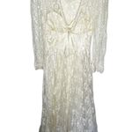 Jessica McClintock  Bridal Ivory Lace Dress Photo 4