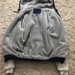 Cowboys Navy and Gray Full Zip Jacket Drawstring Hoodie Size M Size M Photo 4