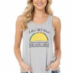 Red Camel  Let’s Taco about it funny summer tank top Photo 0