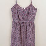 J.Crew  Seaside Print Pink/Blue Cami Dress Photo 1