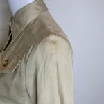Vintage 70s Khaki Cargo Jacket Blazer Sz 1 XS Tan Photo 9