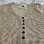 NWOT Amalli Talli Womens Button Up Sweater Size S Tall Beige Long Sleeve‎ Knit Tan Photo 1
