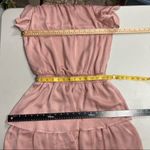 FAVLUX ‎ Women’s Size Large Two tiered Ruffle dress Peach Photo 7