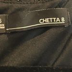 Chetta B  Size 6 Little Black Dress with Lace Sleeveless Photo 4