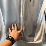 Under Armour  Loose Fit ColdGear Grey White Full Zip Sweatshirt Neutral‎ Athletic Photo 1