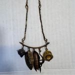 Penca De Balangandan Metal Charms Vintage Necklace Traditional Jewelry Gold Photo 1