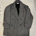 Free People  Ari Wool Peacoat in Black Photo 3