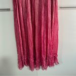 Raga  Size S Zella Lurex Maxi Skirt NWT Boho Indie Pink Silver Metallic Feminine Photo 10