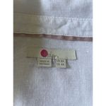 Boden Linen Tunic Shirt Dress White Blue Stripe Long Sleeve Button Front Women 4 Size undefined Photo 2