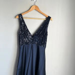 NEW  Dresses Sachin & Babi Midnight Bella Sequin Formal Gown Photo 9