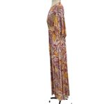 Rachel Pally  Caftan‎ Maxi Dress Kimono Sleeve Magnolia Print Size Medium Photo 6