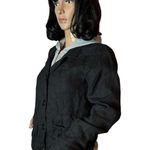 Central Park West Sahara Hooded jacket in Linen Black & Gray size XS Photo 9