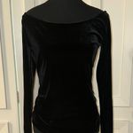 EXPRESS VINTAGE 90s Black Velvet Women's Top Photo 0