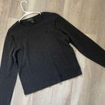 Lauren Ralph Lauren Top cotton long sleeve womens Gray (large) vintage classic Photo 0