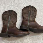 Ariat  Women's Cowboy Boots Fatbaby Dapper Western Leather Teal 6.5B , 10016238 Photo 3