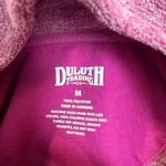 Duluth Trading Pullover Jacket Womens Medium Purple Fleece 1/4 Snap Frost Lake Purple Photo 8