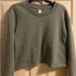 90 Degrees by Reflex Green Athletic Cropped Crewneck   Photo 1
