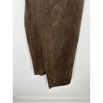 Olivaceous Brown Suede Spaghetti Bodycon Faux Wrap Dress Underbust Women XS NWT Photo 2