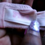 PINK - Victoria's Secret  wear everywhere push-up bra cursive in light pink, black/tie dye band size 38DD (38E). Photo 9