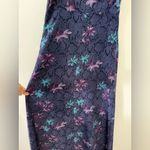 VTG 90s Y2K DBY Floral Dress Maxi Midi Dress Hippie Boho Blue Purple Size XS S Photo 4