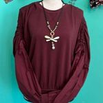 DO+BE Long Sleeve Plum Crop style Top Photo 0