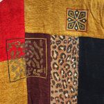 Vtg Allure Boutique Patchwork Painted Design Corduroy Jacket Photo 4