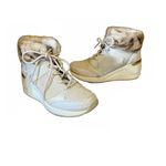 Skechers  OFF WHITE "STREET MILLION WILD INTUITION" WEDGE HEEL BOOTIES (8) Photo 2