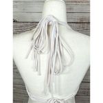 Revolve Joues de Sable Strappy Seamless Halter Neck Swimsuit White Size XS Photo 3