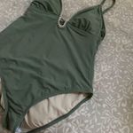 Kona Sol Women's Blanket Stitch High Leg Medium Coverage One Piece Swimsuit - ™ Photo 6