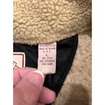 The Great Outdoors Faux Sheering Sherpa Cropped Jacket Women Large Neutral Twee Brown Photo 2