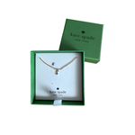 Kate Spade One in a Million S Script Monogram Gold Tone Necklace NEW NIB Photo 2
