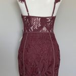 Tobi | Victoria Wine Lace Bodycon Dress | NWT XSmall Photo 2