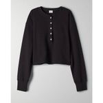 Aritzia ✨ Wilfred Free Mavis Black Sz XS T-Shirt✨ Photo 1