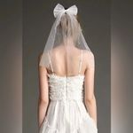 J.ING Jing White Lace / Mesh Wedding Bridal Midi Dress Size Small NWT Photo 7