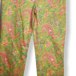 Vintage Lauren Ralph Lauren‎ Paisley Pants Pink Size 4 Photo 0