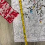 Awake  International Christmas Tree Burnout Long Sleeve Top Size Medium Photo 3