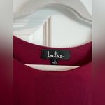 Lulus Bodycon Burgundy Purple Pink Dress Midi Photo 2