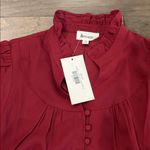 NWT Avara &Merci Burgundy Top Sz M Photo 4