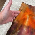 Lululemon  Align High Rise Tie Dye Shorts Women 10 Orange Brown Athletic Photo 1