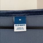 Old Navy  Velvet Feel Square Neck Long Sleeve Bodysuit Obscure Night Blue Size M Photo 9