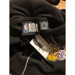 Nba NWT  Lakers Cropped Drop Sleeve Zip Up Hoodie Photo 2