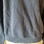 Sandro  Paris Hooded Sweatshirt With Velvet Insert In Blue Size Small Photo 9