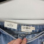 Umgee NWT‎  Denim Woman's Sz 9 Light Wash Distressed Skort Exposed Shorts Skort Photo 3