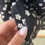 Reformation  Abby Bow Back Mini Dress in Black & White Floral Size 4 Gently Used Photo 6