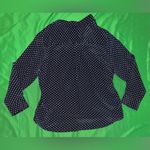 Gerard Darel Gerard Darrel 100% Silk Navy Blue Floral Blouse size 44 Photo 2