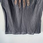 Saint Tropez West 100% Linen Embellished Boho Blouse Size Large Photo 2