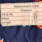 Talbots Womens Maxi Dress Size 6 Blue Orange V Neck Floral Beach Aloha Vacation Photo 8